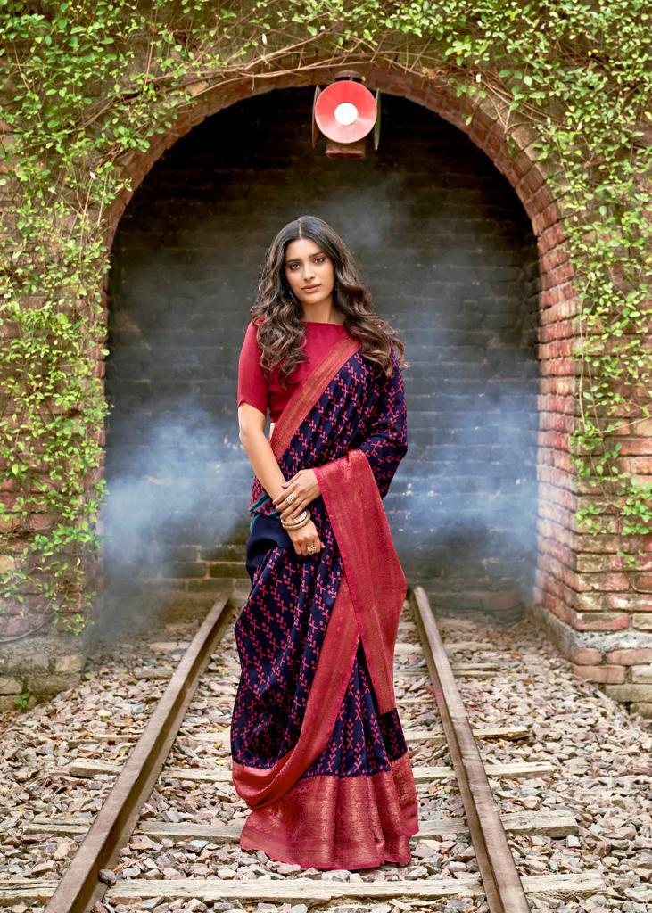 Lt Prerna Casual Wear Soft Linen Designer oarty Wear Saree Collection at Wholesale Price